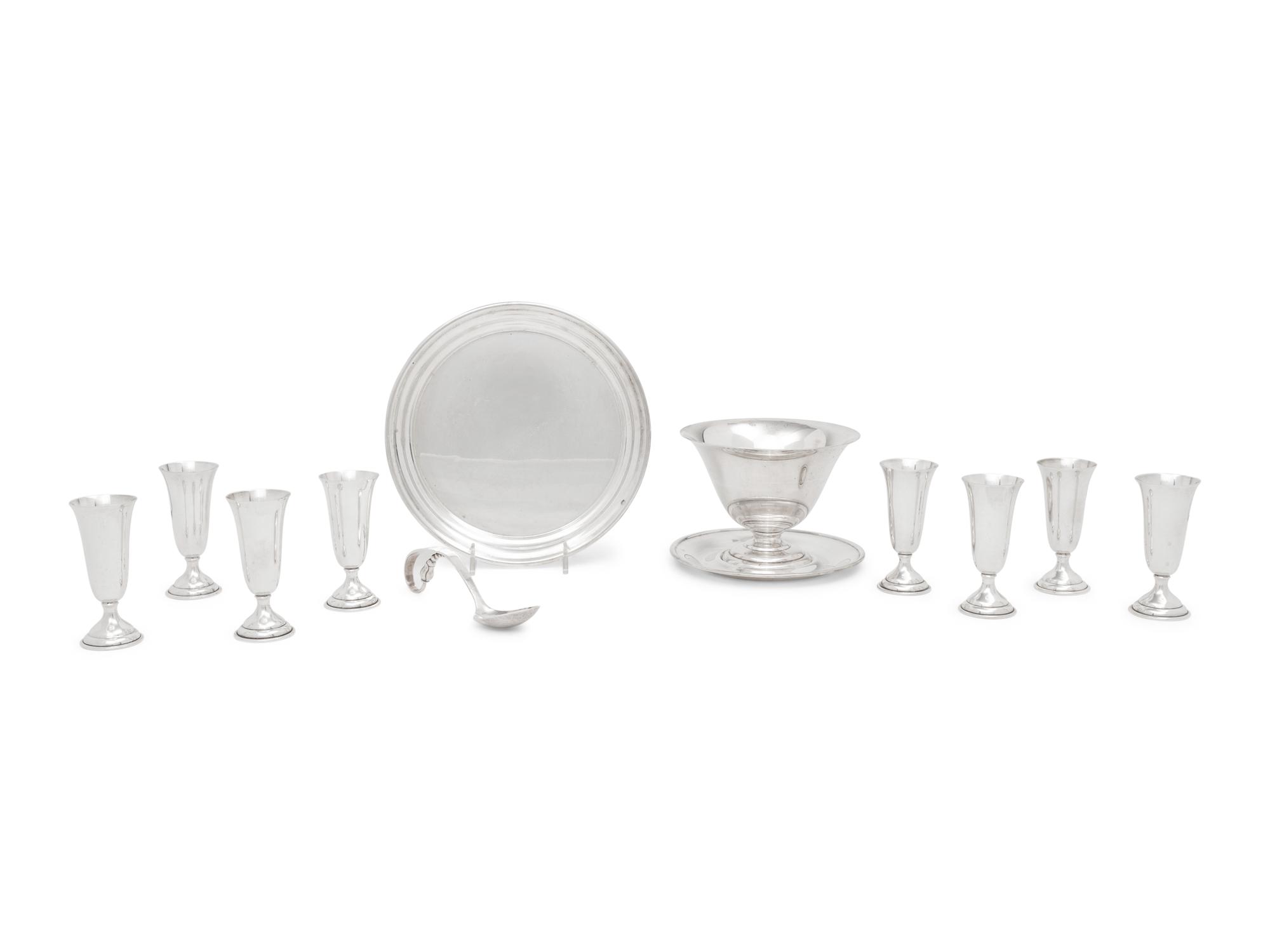 A Group of American Silver Table Articles