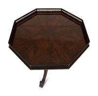 A George II Style Mahogany Octagonal Tea Table — 20th Century