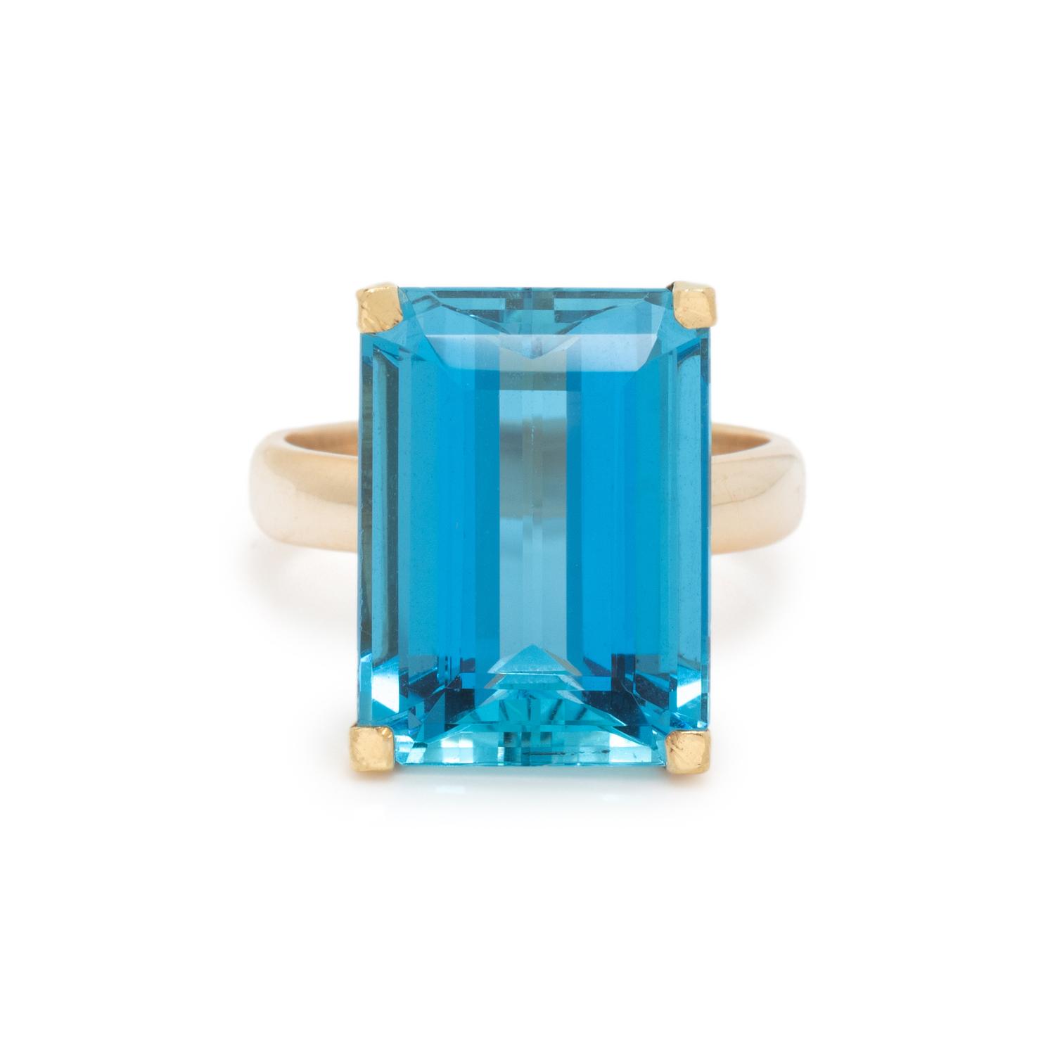 AQUAMARINE RING