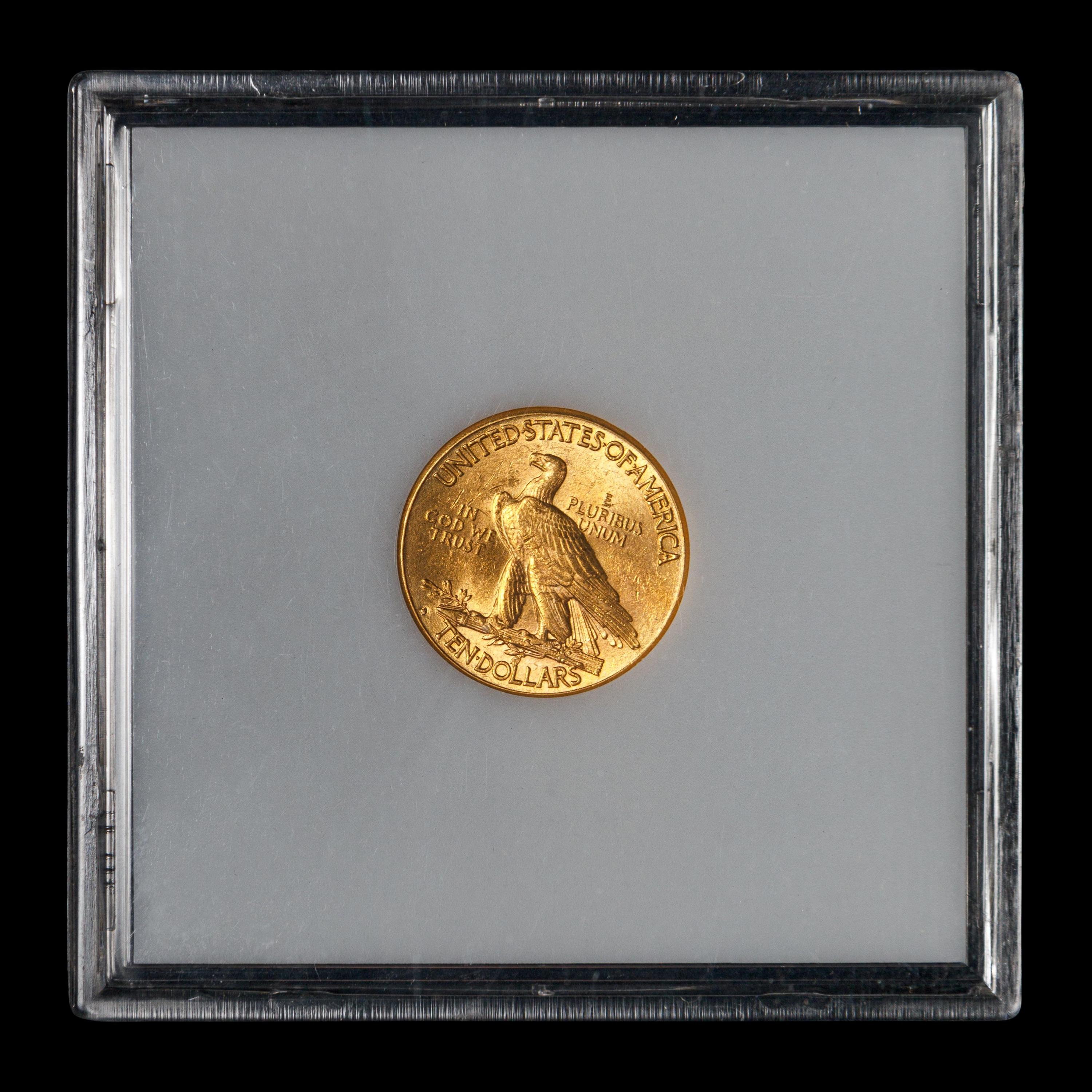 A 1914-D Indian Head $10 Gold Coin