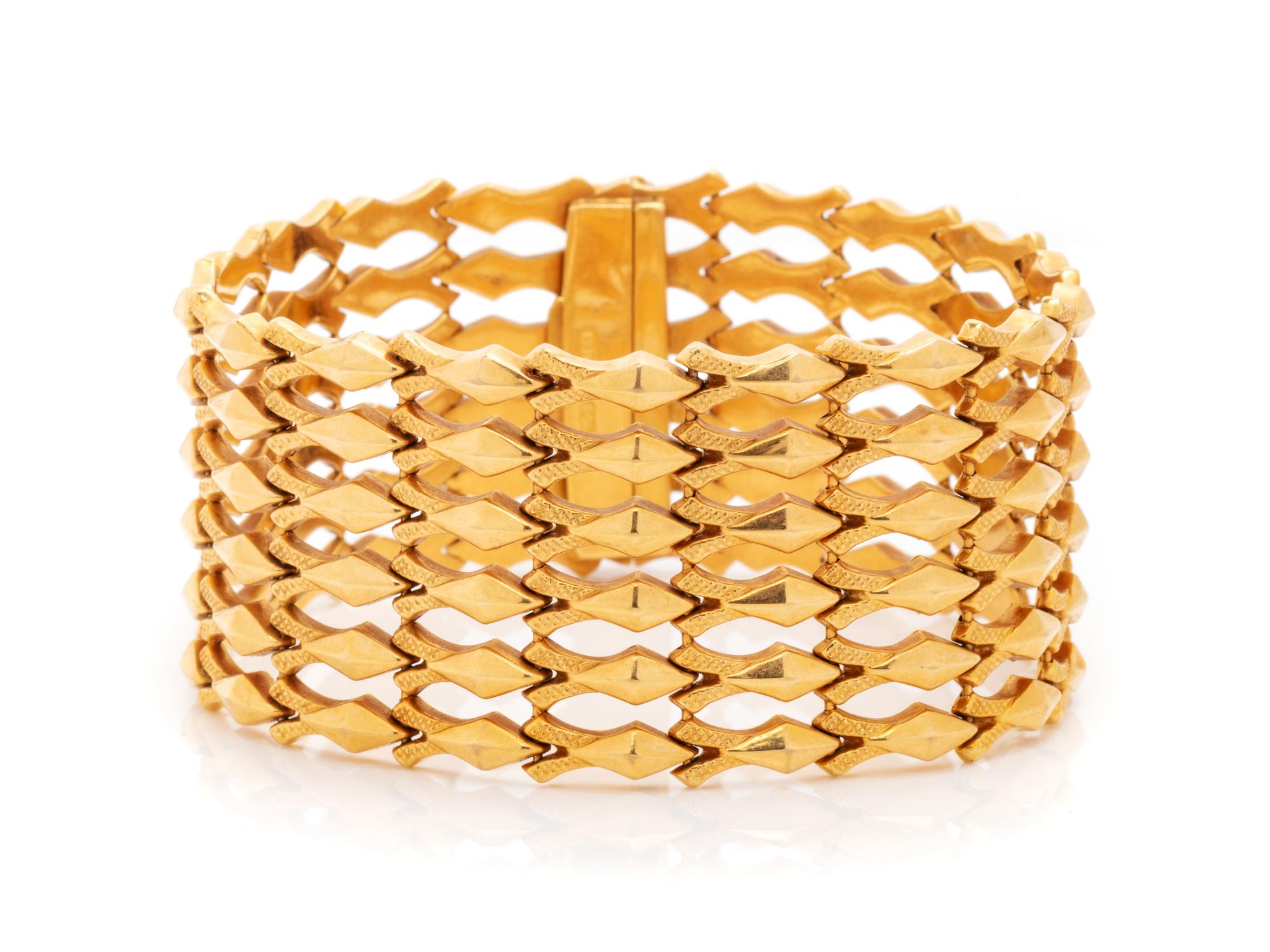 YELLOW GOLD BRACELET