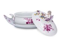 A Meissen Porcelain Tureen and Platter