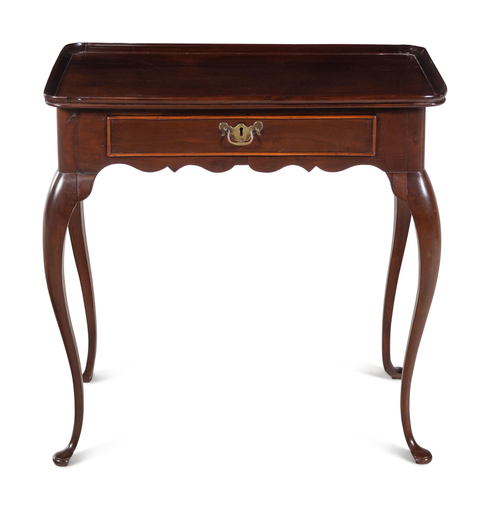 A Portuguese Mahogany Side Table