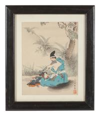 Six Japanese Woodblock Prints