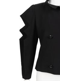 Pierre Cardin Haute Couture Jagged Sleeve Jacket, c. 1984