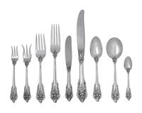 An American Silver Grand Baroque Flatware Service