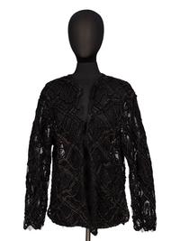 Chanel, Black Lace Cardigan Jacket