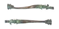 Two Italian Bronze Figural Table Legs Height 26 x width 20 3/4 x depth 35 1/2 inches. — CHIURAZZI FOUNDRIES, FIRST QUARTER 20TH CENTURY
