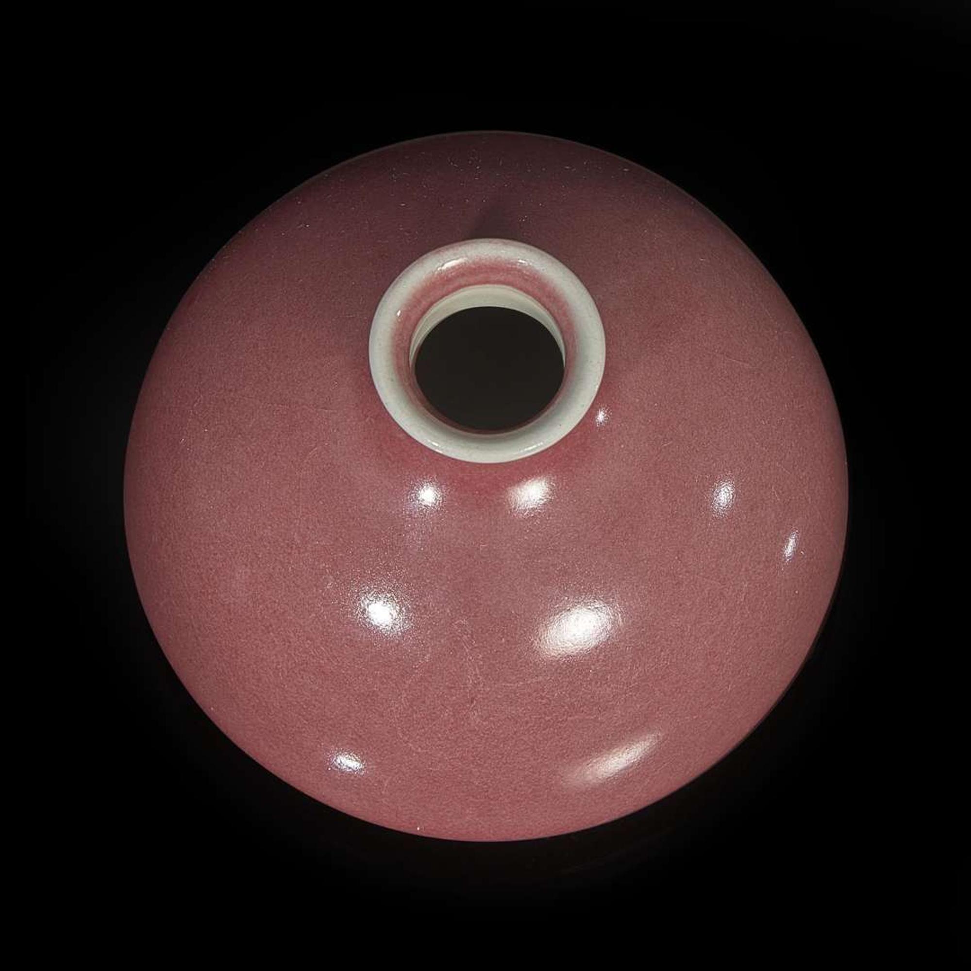 A Chinese copper-red glazed water coupe, Taibo zun 釉里红水丞 Qing dynasty, 18th/19th century ? ???????