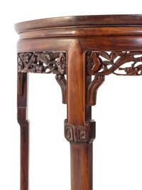 A Chinese Carved Rosewood Console Table