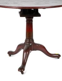 A George III Red Lacquered and Japanned Tea Table — 18TH/19TH CENTURY