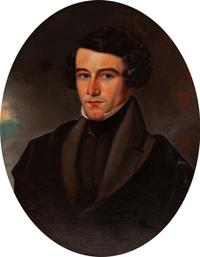 A Pair of American School Portraits, 19th Century