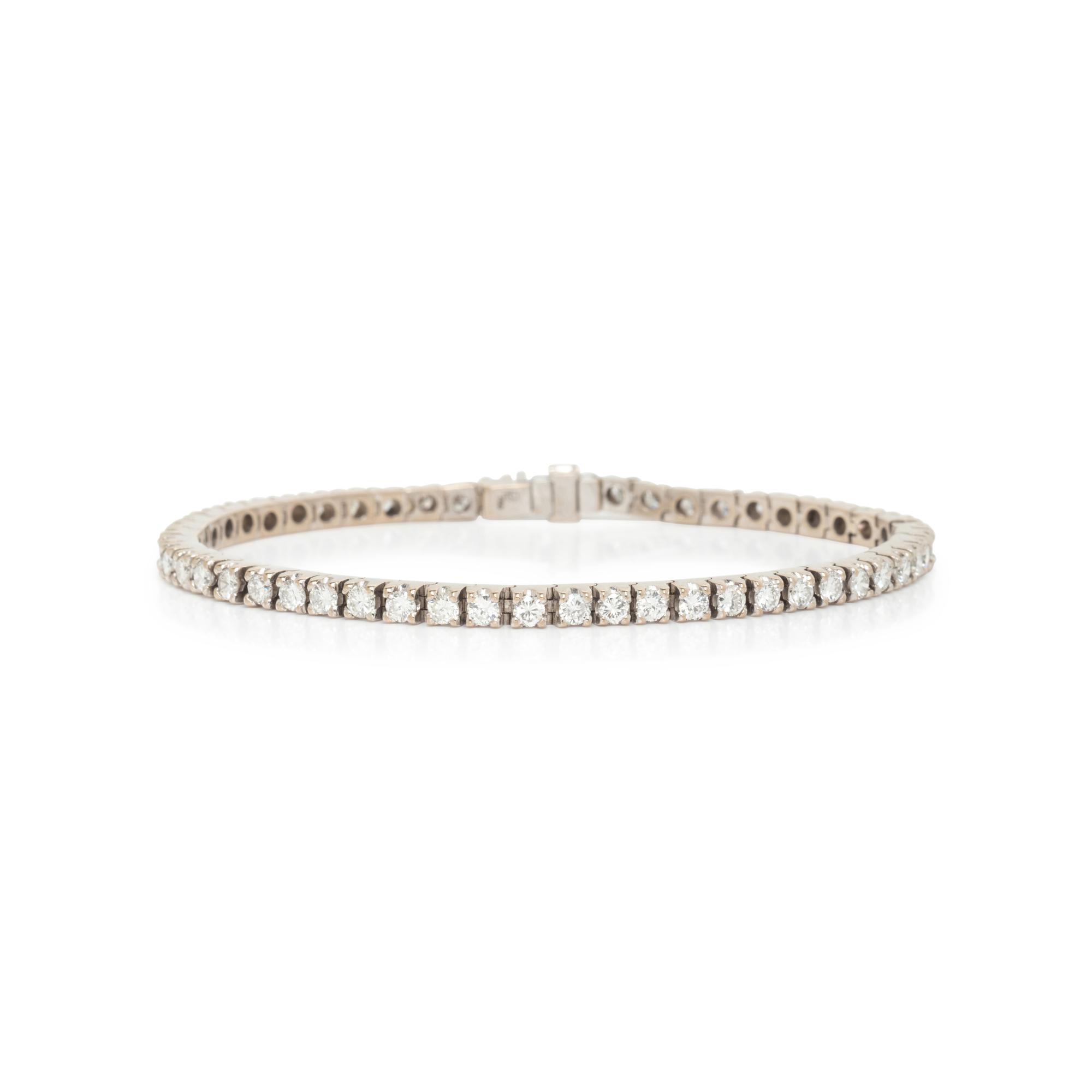 WHITE GOLD AND DIAMOND BRACELET