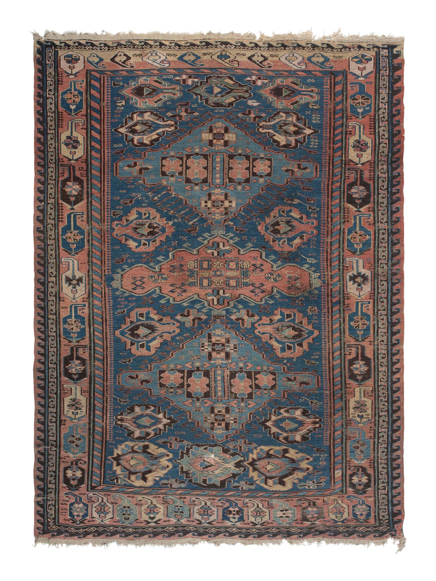 A Caucasian Soumak Wool Rug