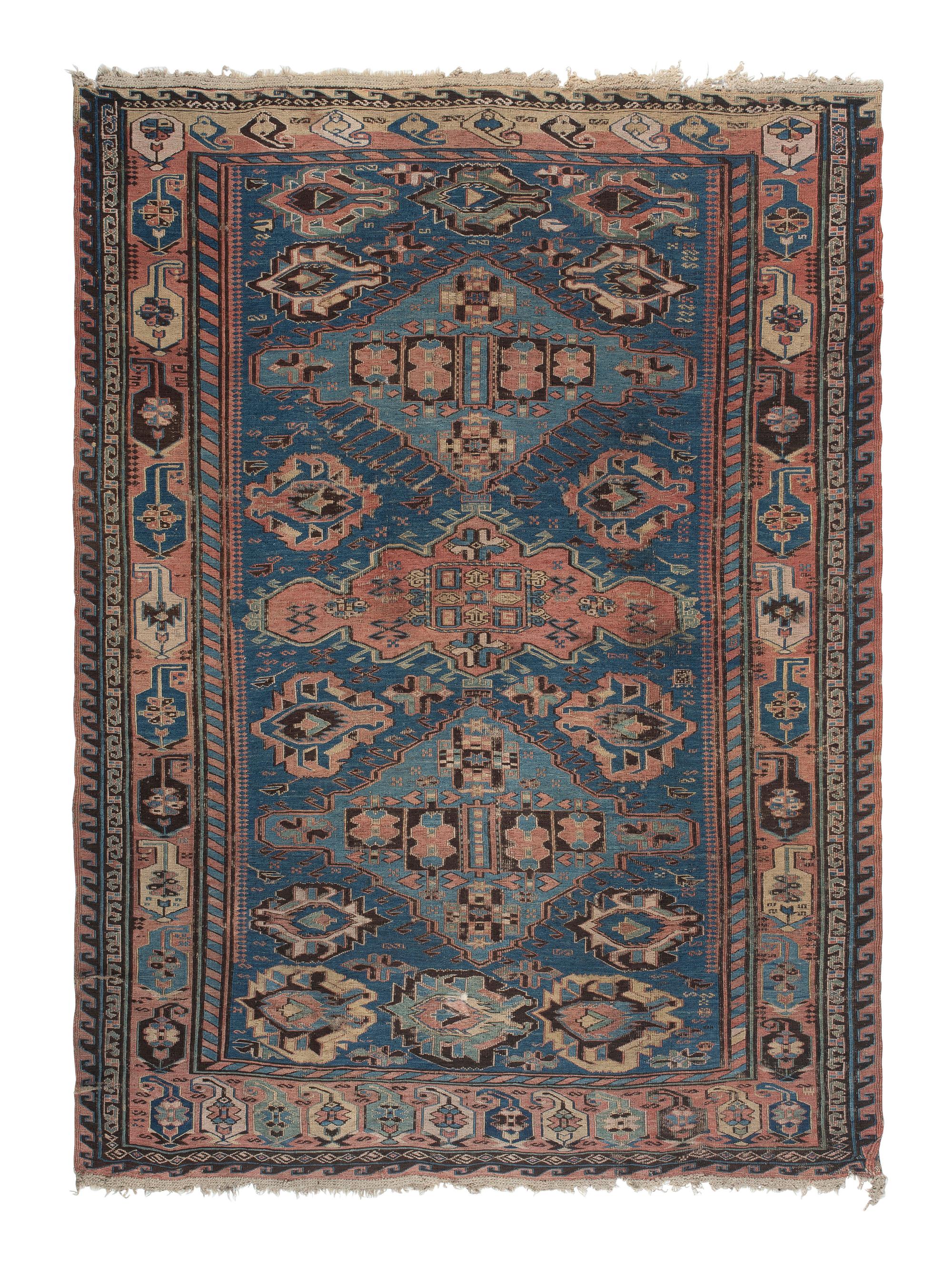 A Caucasian Soumak Wool Rug