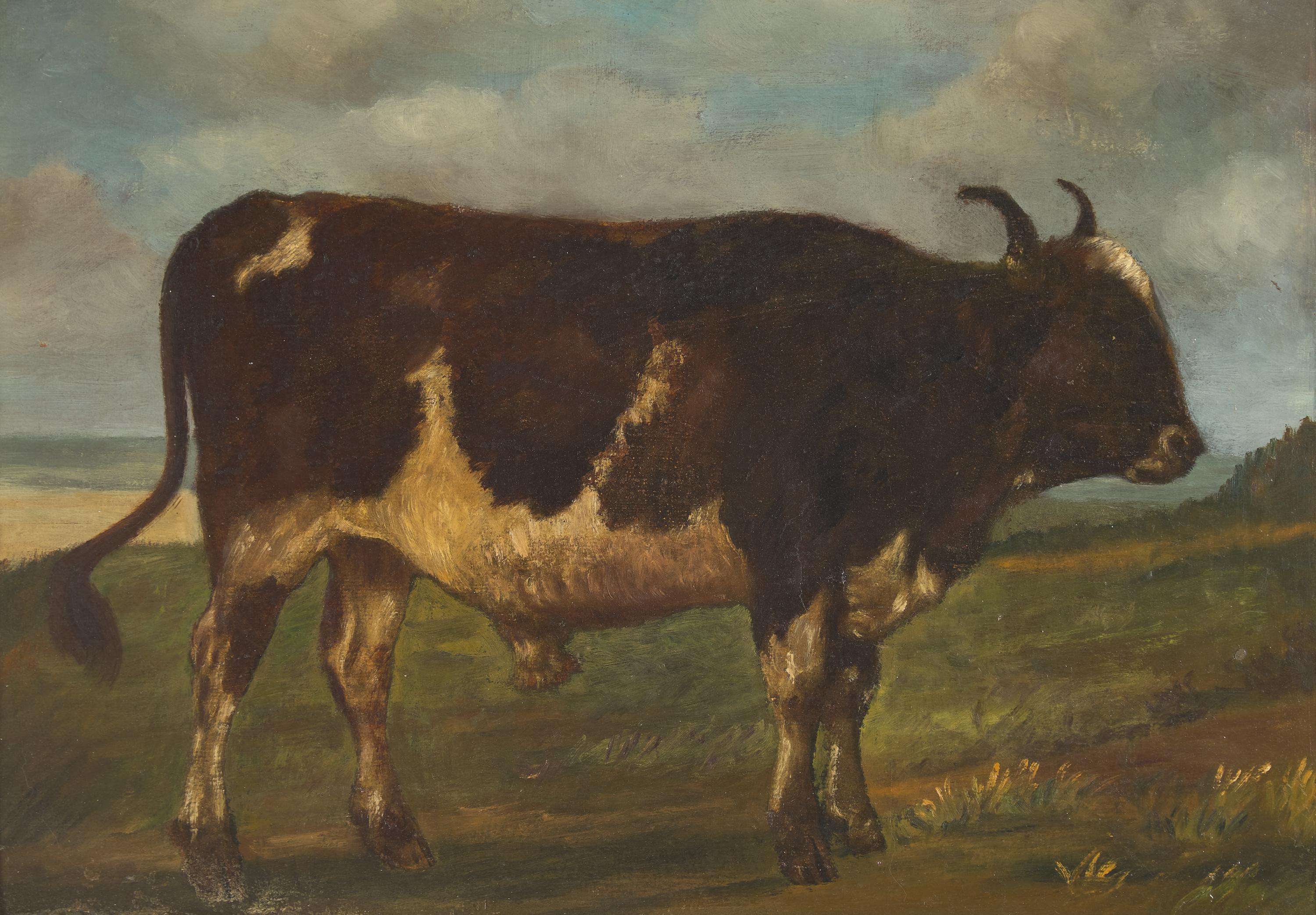 European School, 19th Century — Cow