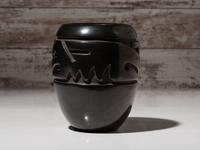 Carved Blackware Jar