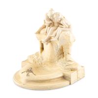 Emile Decoeur After Max Blondat, 19th Century — Les enfants aux grenouilles