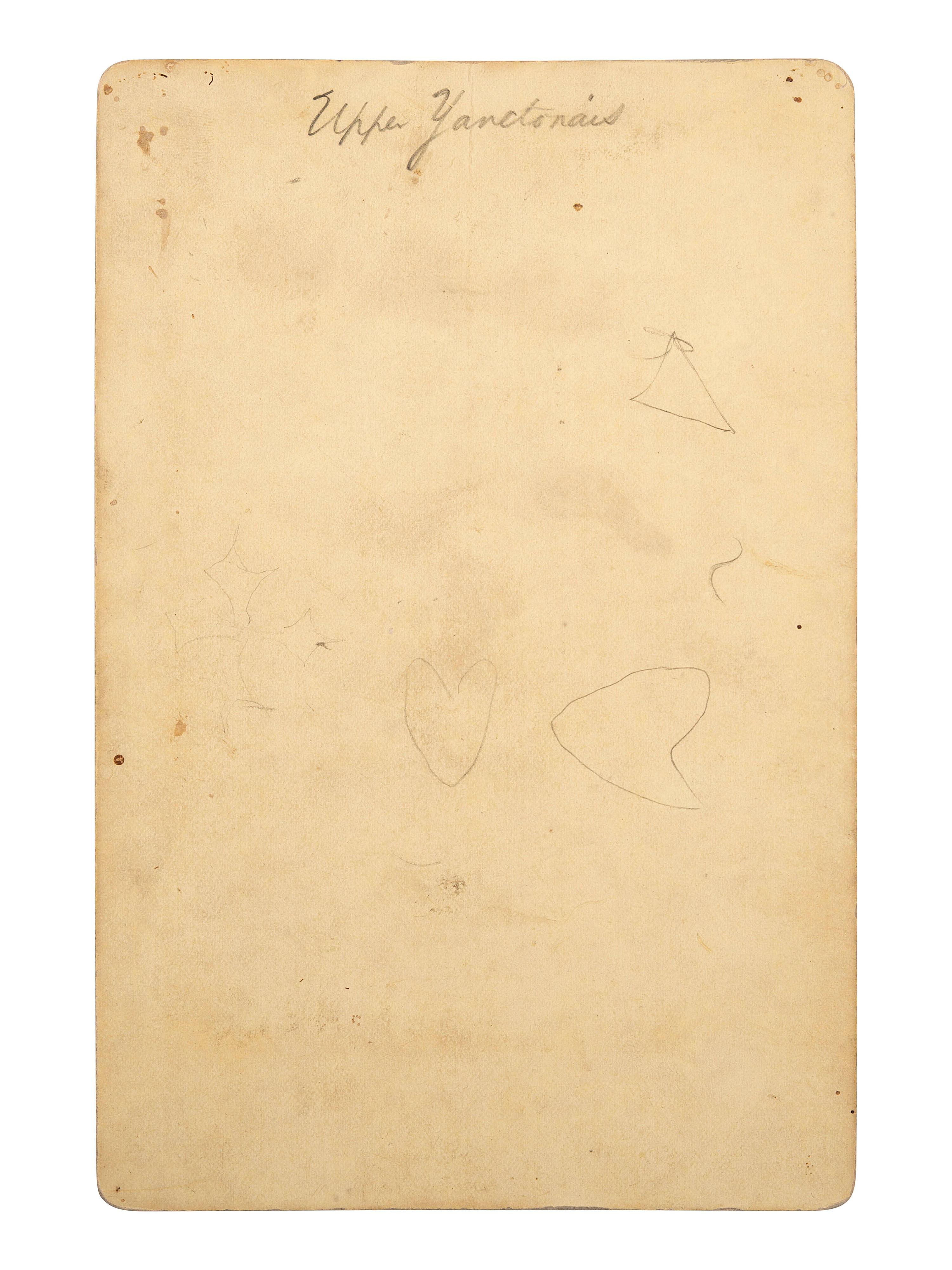 [NATIVE AMERICANS]. [GARDNER, Alexander (1821-1882), photographer]. Cabinet card of Big Head, Upper Yanktonai. [Washington, DC, ca 1872].
