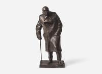 Ivor Roberts-Jones (British, 1916-1996) - Sir Winston Churchill, Maquette for the Monument in Parliament Square