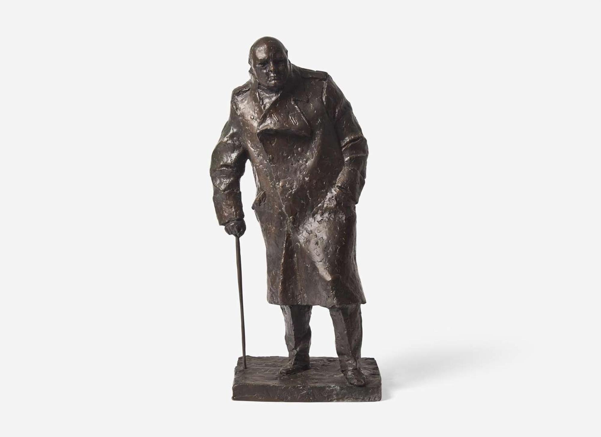 Ivor Roberts-Jones (British, 1916-1996) - Sir Winston Churchill, Maquette for the Monument in Parliament Square