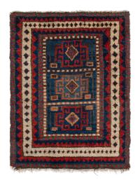 Four Wool Mats and Saddle Bags
