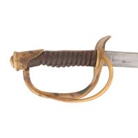 Ames Model 1860 Light Cavalry Saber Presented to Lt. James B Finley, 14th Michigan Artillery.
