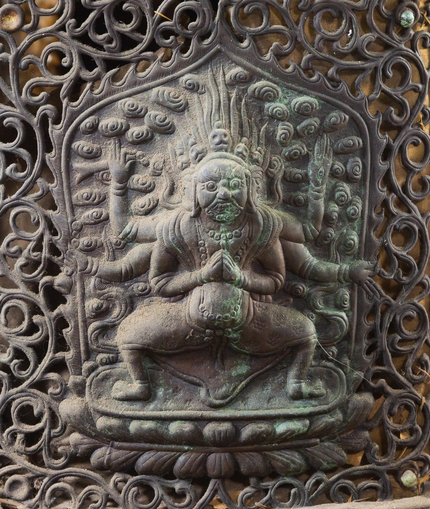 A Large Japanese Bronze Incense Burner