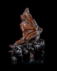 A Chinese Agarwood 'Mountain' Boulder