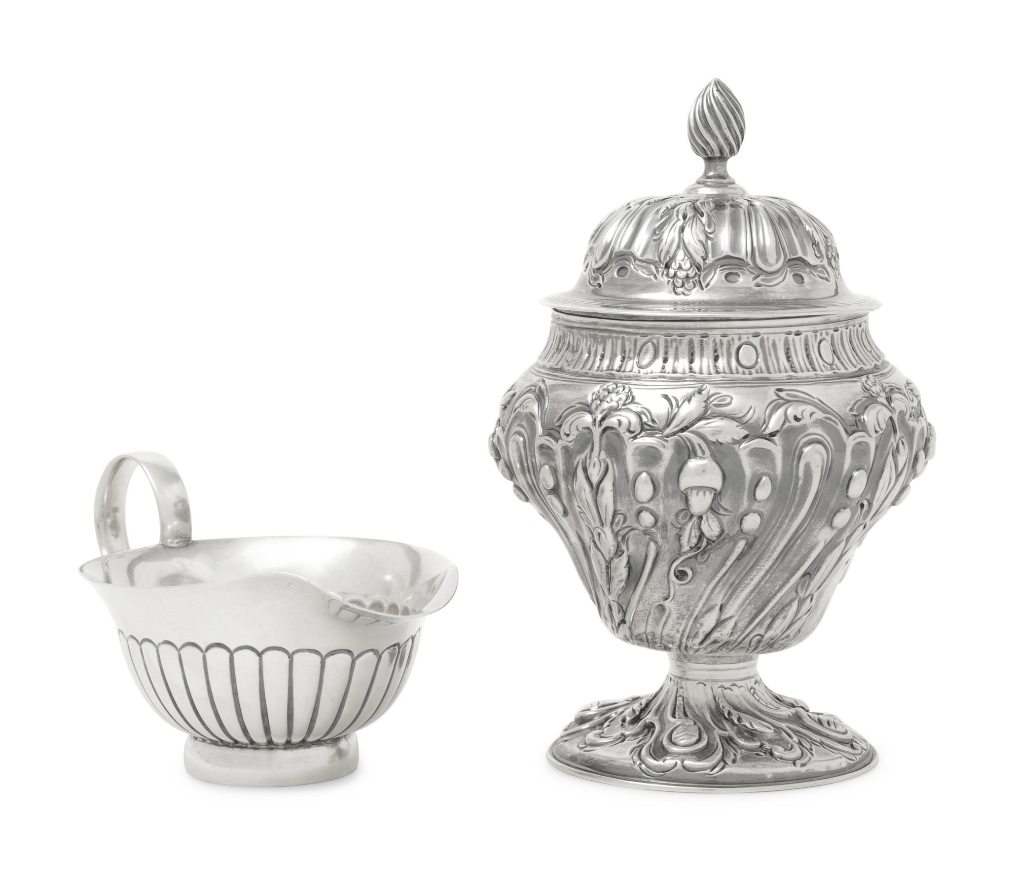 A George III Silver Covered Sugar