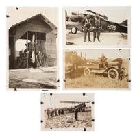 [AVIATION]. A group of early images of airplanes including US Airmail and US Army, comprising:
