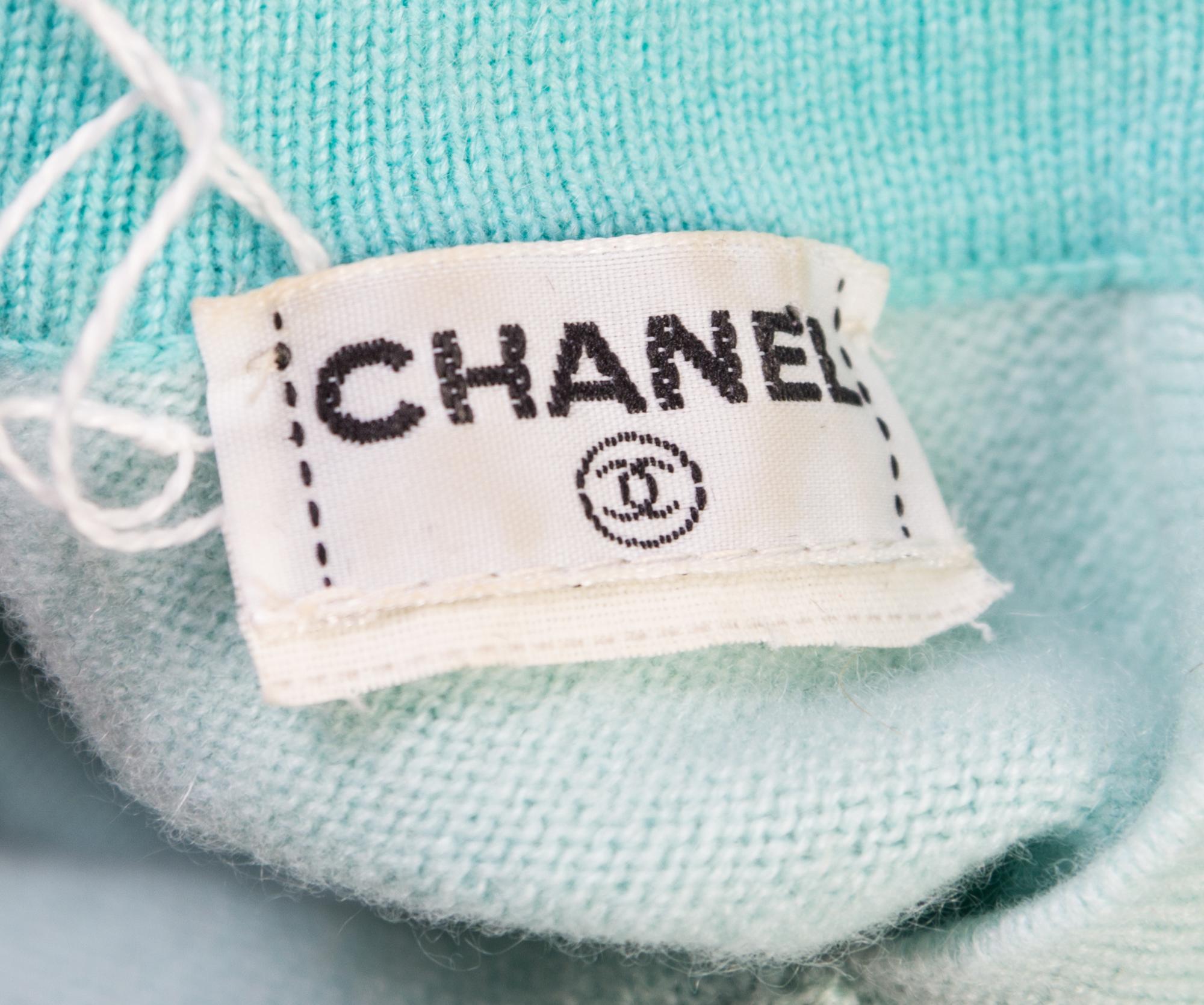A Pair of Chanel Cashmere Cardigans, Size 42.