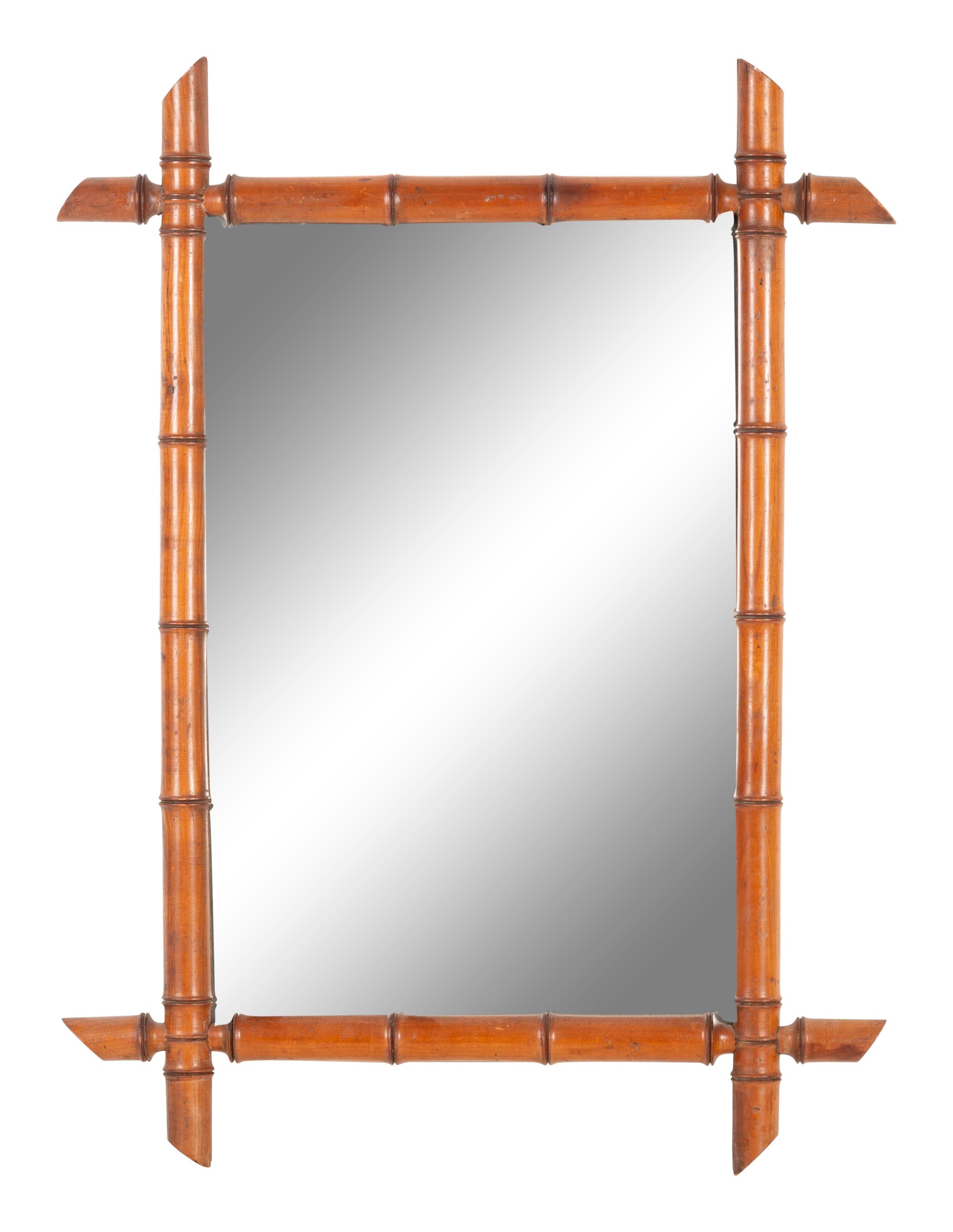 Two Victorian Carved Walnut Mirrors