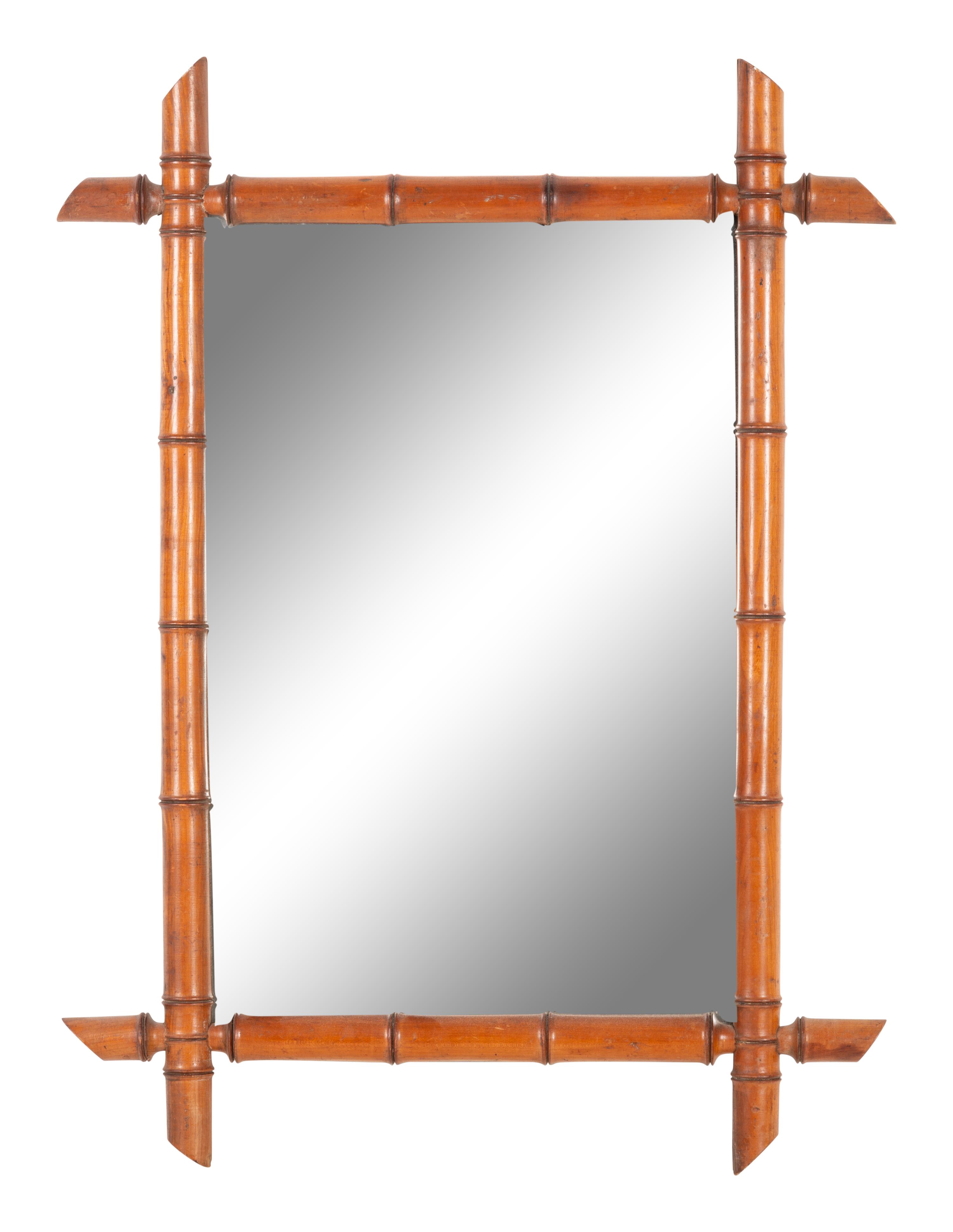 Two Victorian Carved Walnut Mirrors