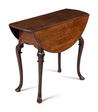 A Chinese Export Padouk Drop-Leaf Table