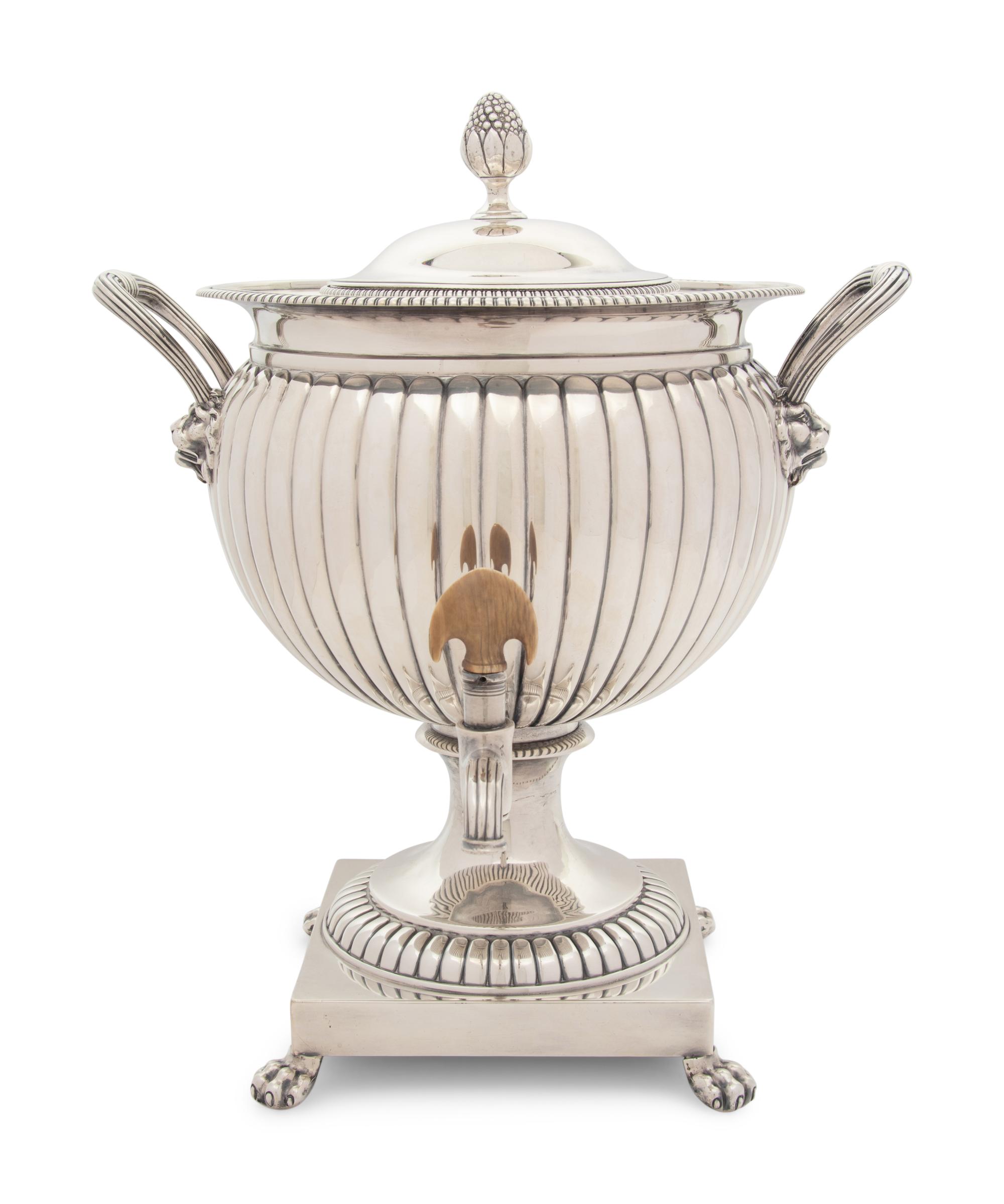 A George III Silver Tea Urn