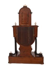 An Austrian Alabaster and Bronze Mounted Mahogany Clock