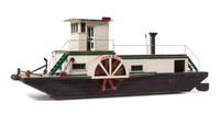 A Model of the "John Bull" River Boat Height of model 18 x length 47 inches.