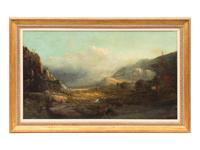 Colorado Valley with Indian Teepees