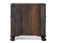 A William and Mary Style Figured Walnut Slant Front Desk