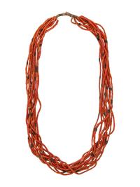 Pueblo Multi-strand Coral Necklace, Collected by Hoffman Birney (1891-1958)