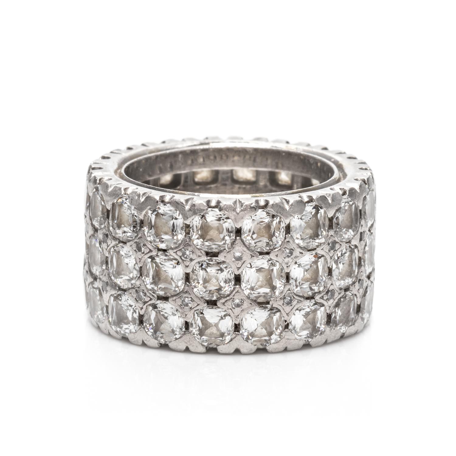 A Platinum and Diamond Eternity Band, Christopher Designs,