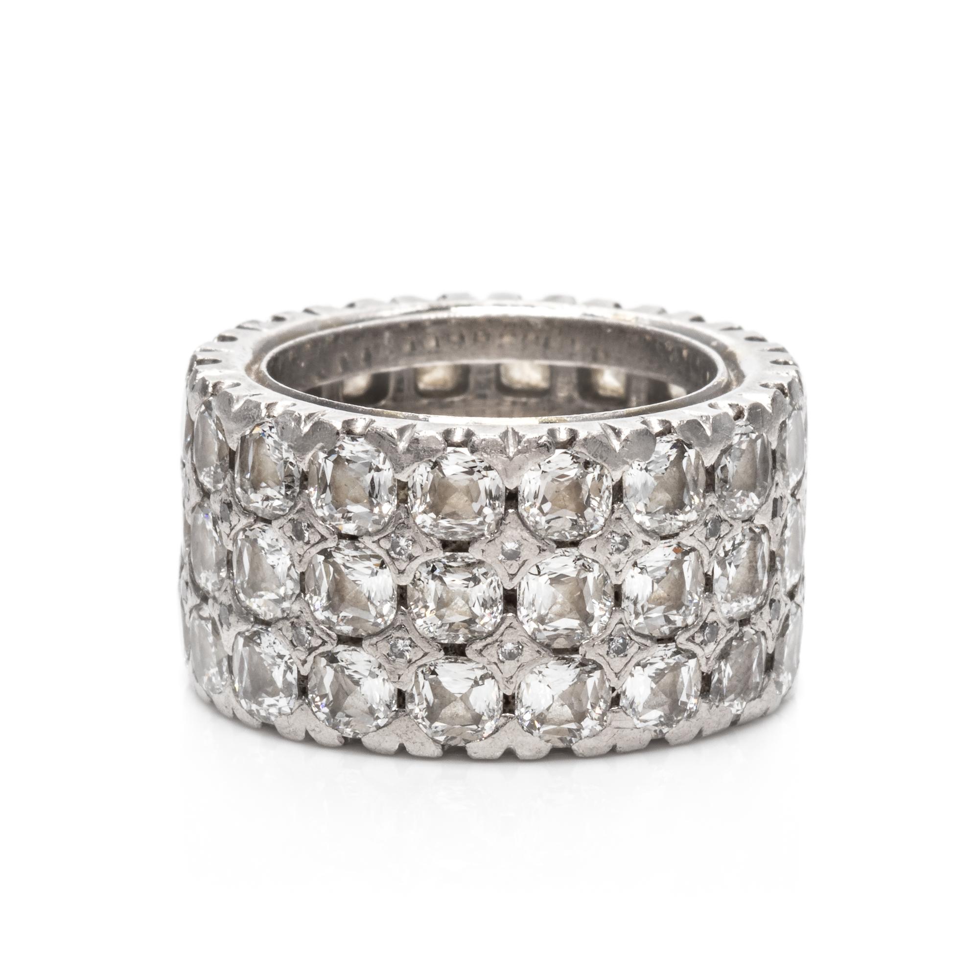 A Platinum and Diamond Eternity Band, Christopher Designs,