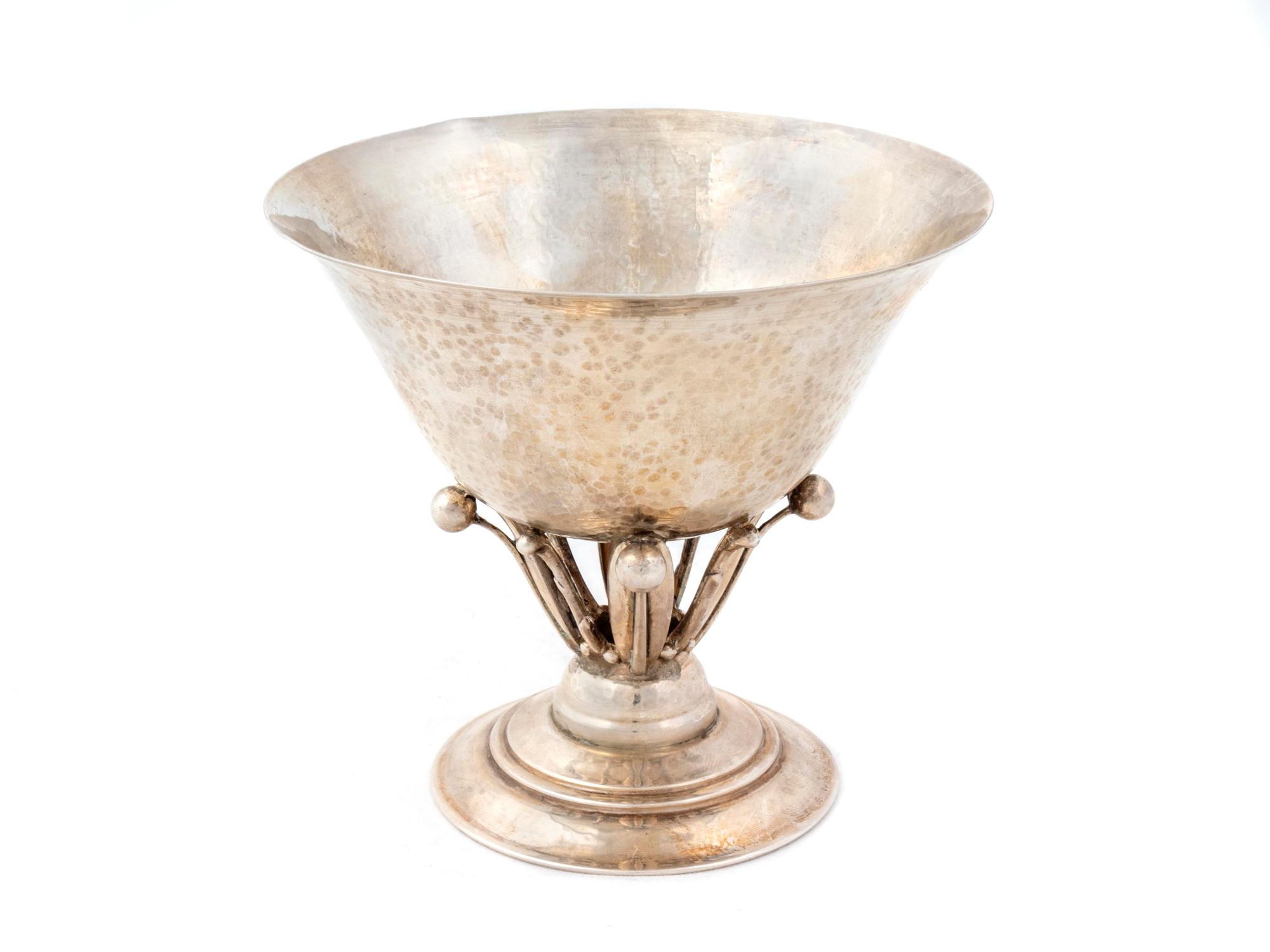 A Georg Jensen Silver Compote — After a design by Johan Rhode (1856-1935)