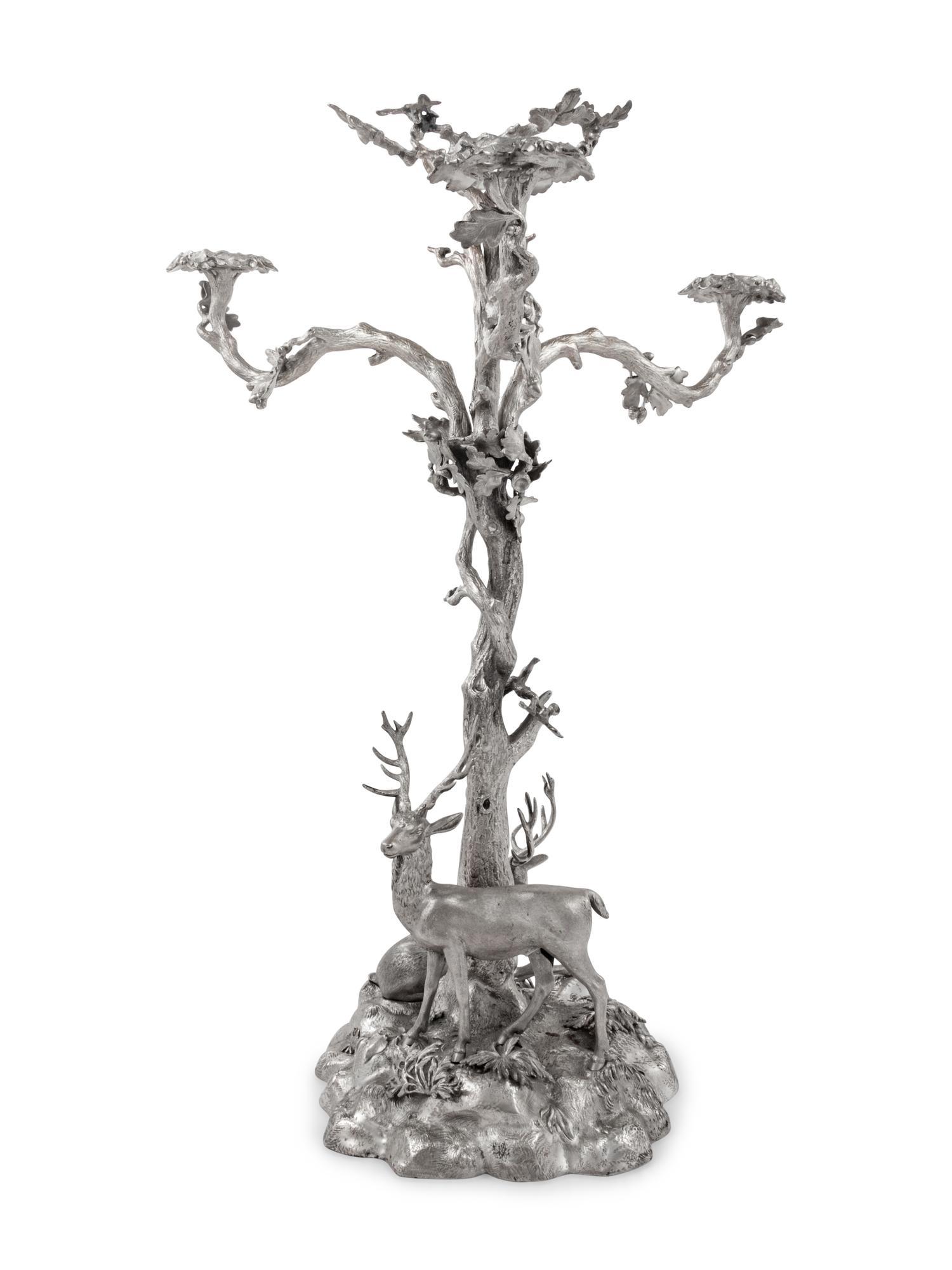 An Elkington & Co. Silver-Plate Centerpiece