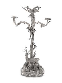An Elkington & Co. Silver-Plate Centerpiece