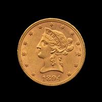 An 1894 Liberty Head $10 Gold Coin