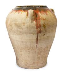 Three French Glazed Pottery Confit Jars