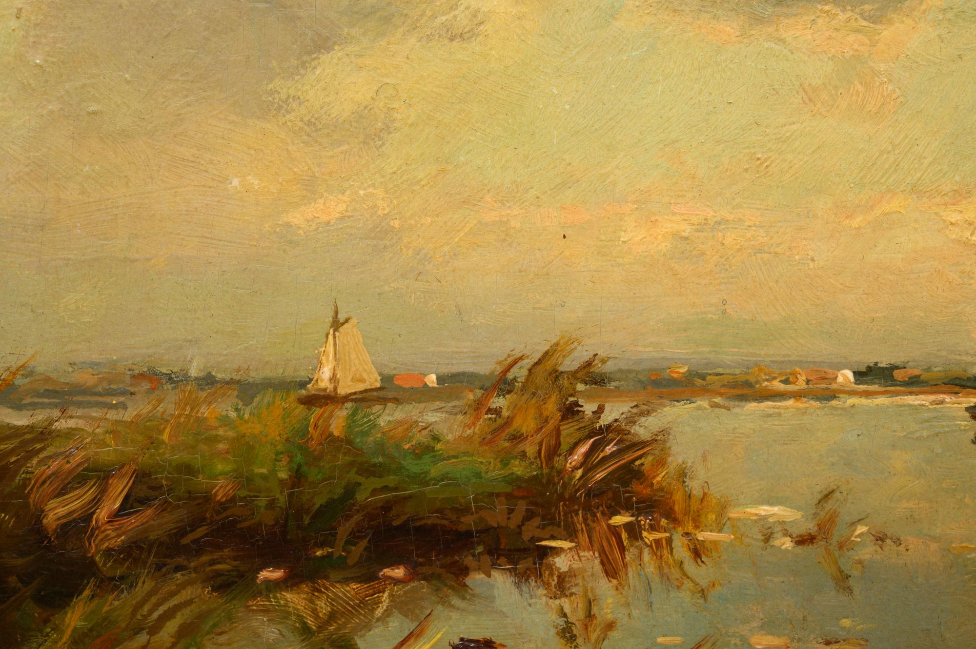Canal and Windmill