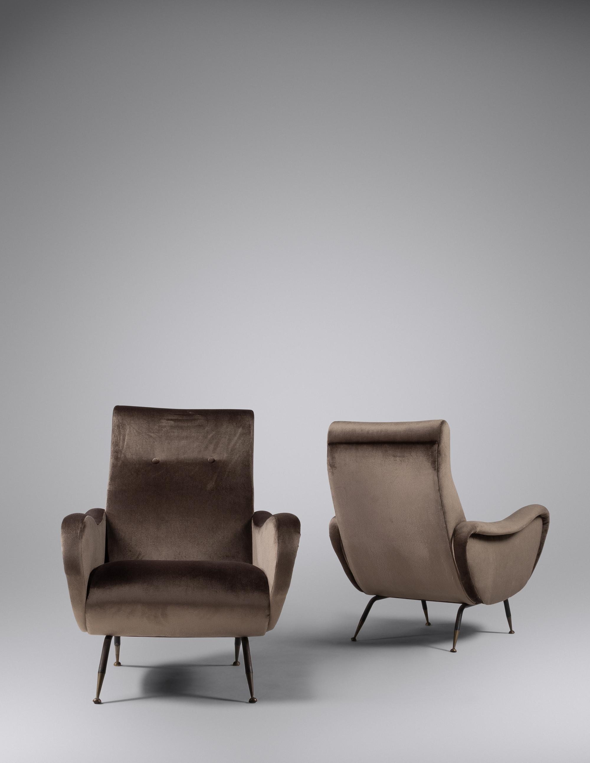 Pair of Lounge Chairs and Settee